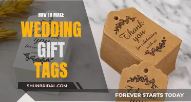 Creating Personalized Wedding Gift Tags: A Simple Guide