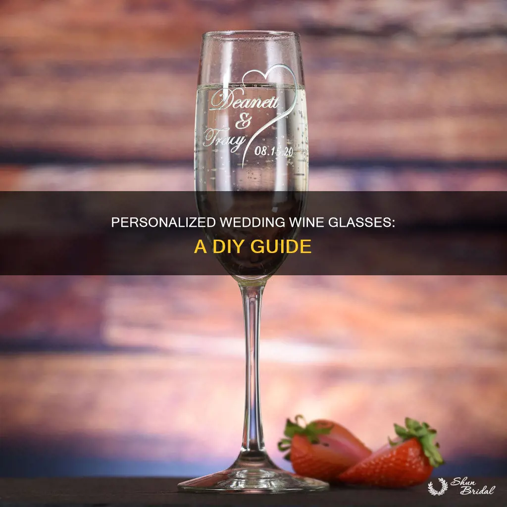 how to make wedding gift wine glasses