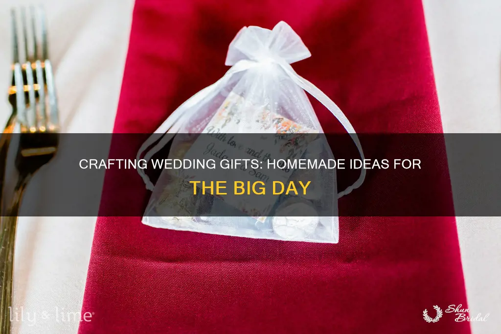 how to make wedding gifts at home