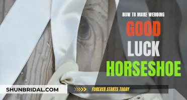 Creating Your Wedding's Lucky Horseshoe: A DIY Guide