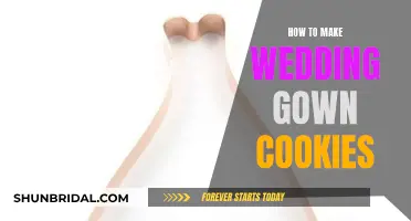 Creating Wedding Gown Cookies: A Step-by-Step Guide