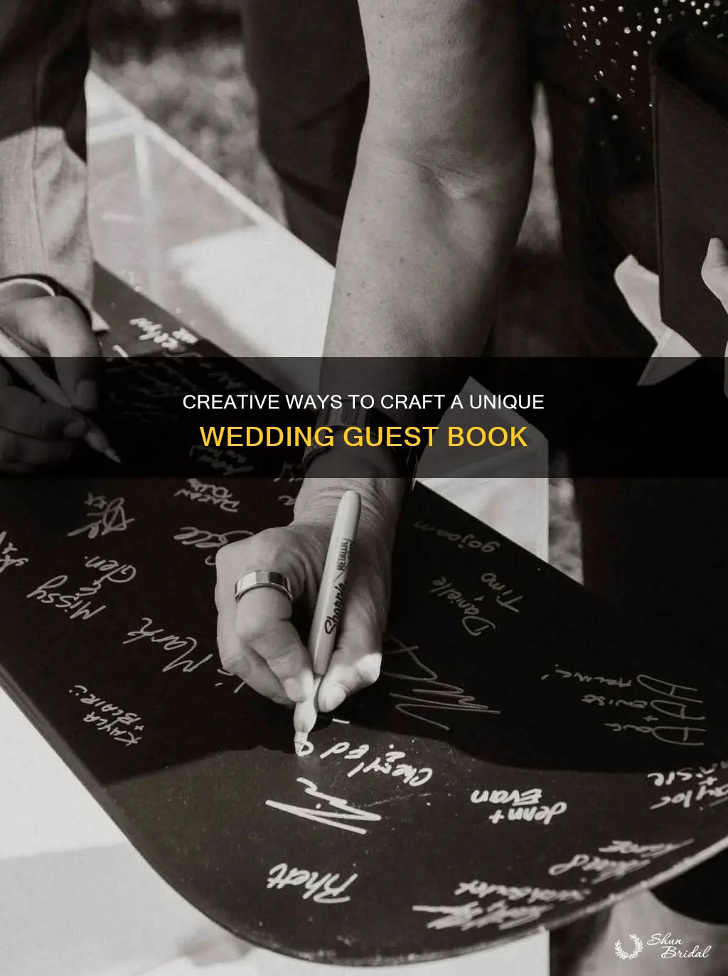 how to make wedding guest book