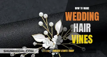 Crafting Delicate Wedding Hair Vines: A Step-by-Step Guide