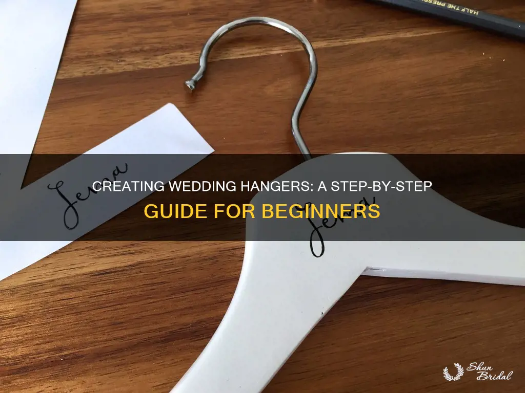 how to make wedding hangers