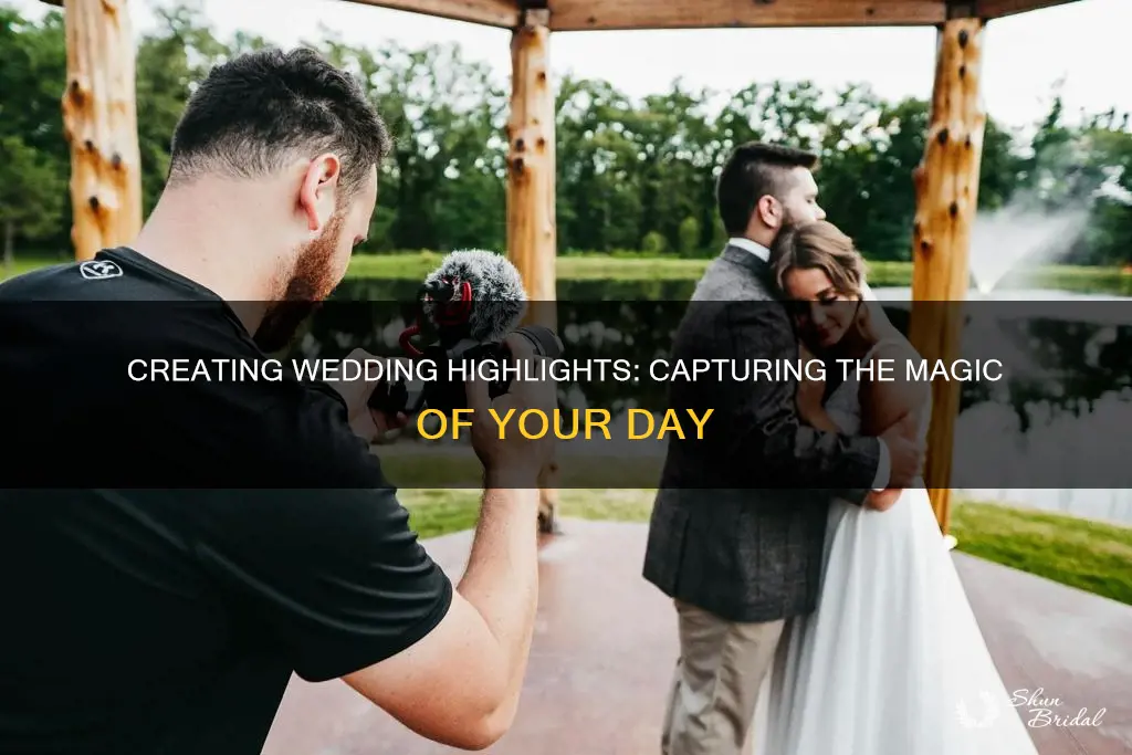 how to make wedding highlights