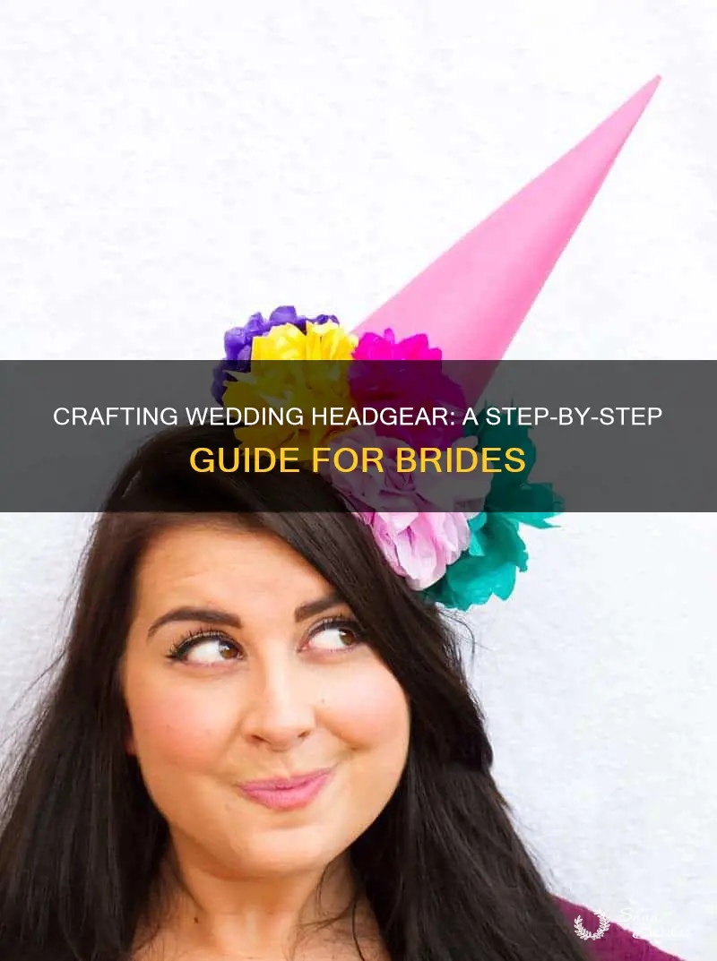 how to make wedding hwadgear