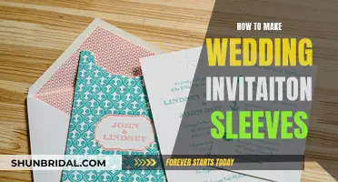 Creating Wedding Invitation Sleeves: A Step-by-Step Guide