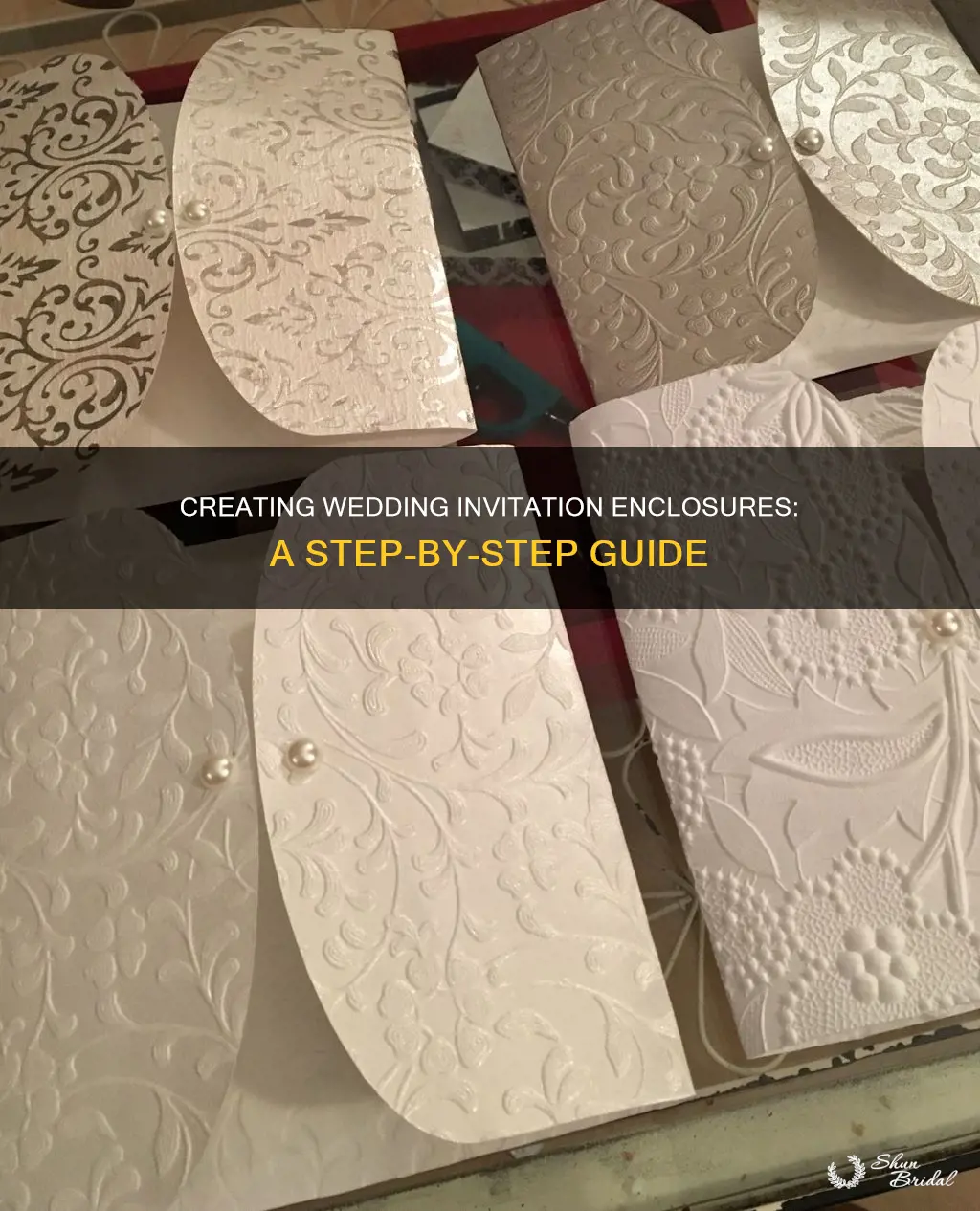 how to make wedding invitation enclosures