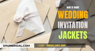 Creating Wedding Invitation Jackets: A Step-by-Step Guide