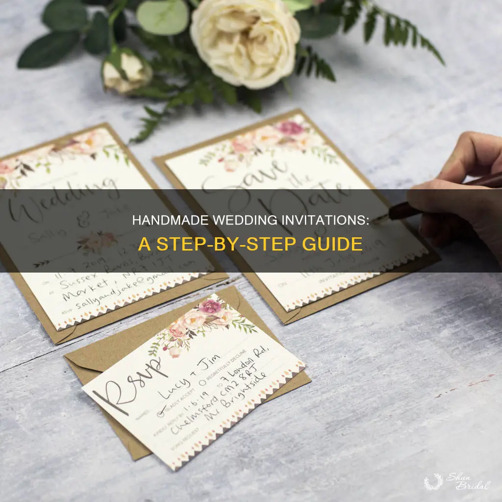 how to make wedding invitations by hand