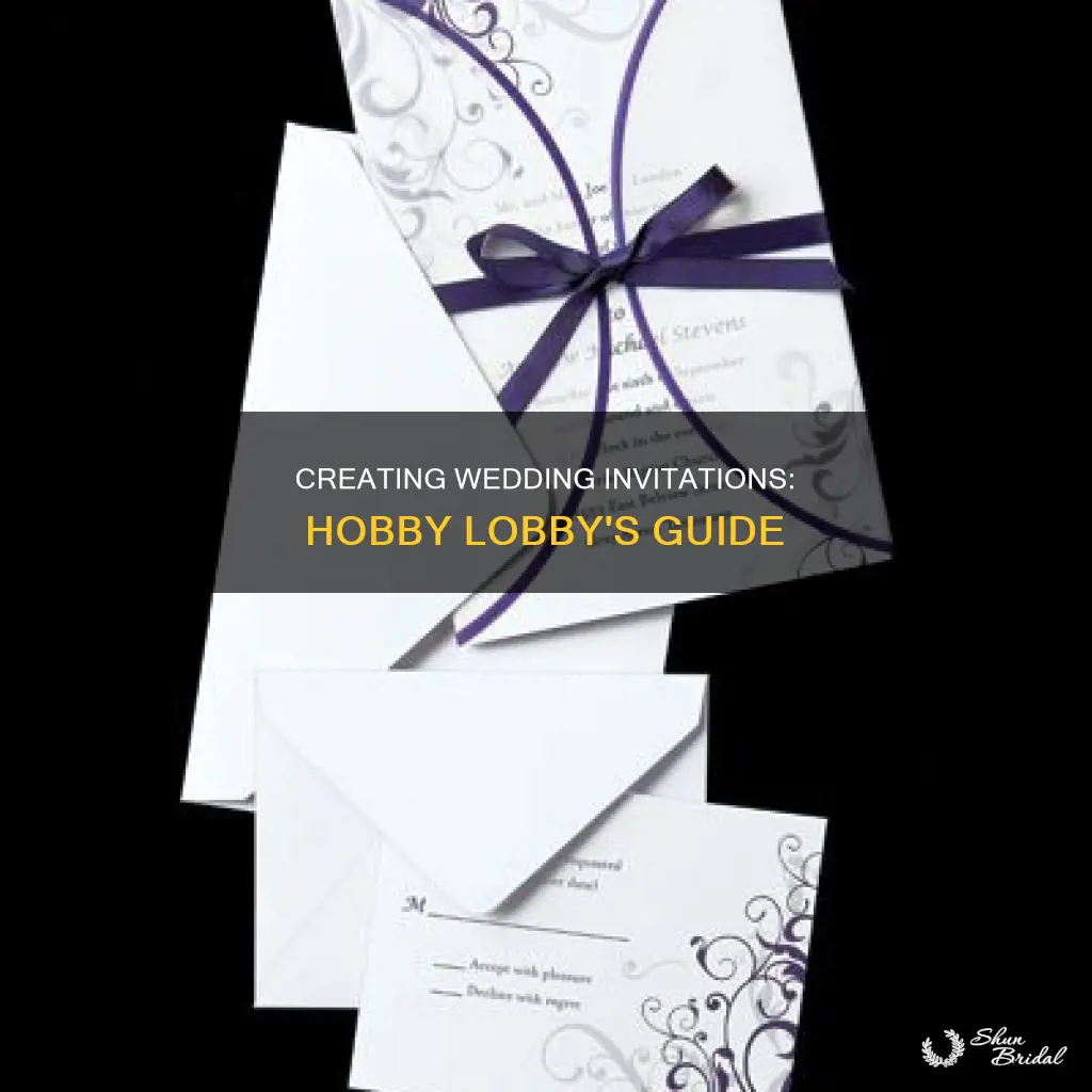 how to make wedding invitations from hobby lobby