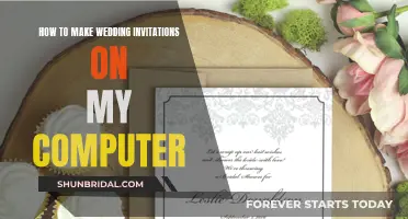 Creating Wedding Invites: Computer-Made, Personalized Designs