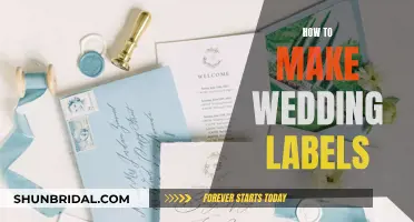 Creating Wedding Labels: A Step-by-Step Guide for Beginners