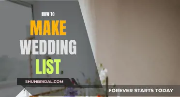 The Ultimate Guide to Creating Your Wedding List