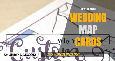 Creating Map Cards for Your Wedding: A Guide