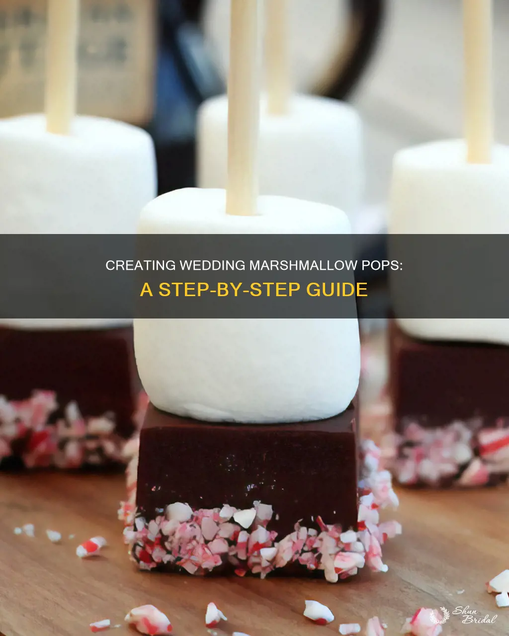 how to make wedding marshmallow pops