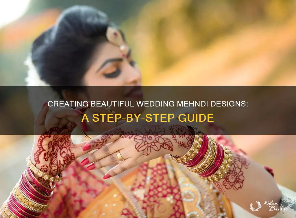 how to make wedding mehndi designs