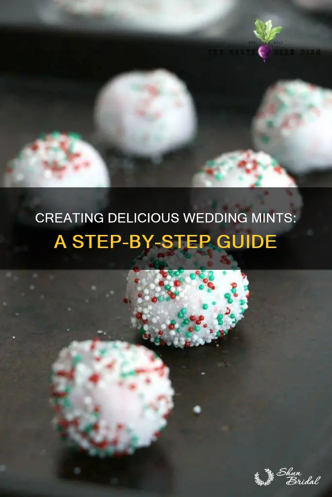 how to make wedding mints