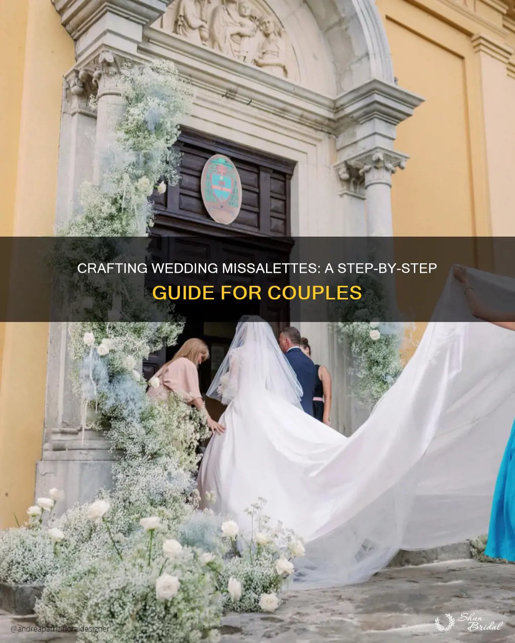 how to make wedding missalette