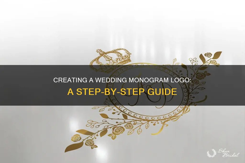 how to make wedding monogram logo