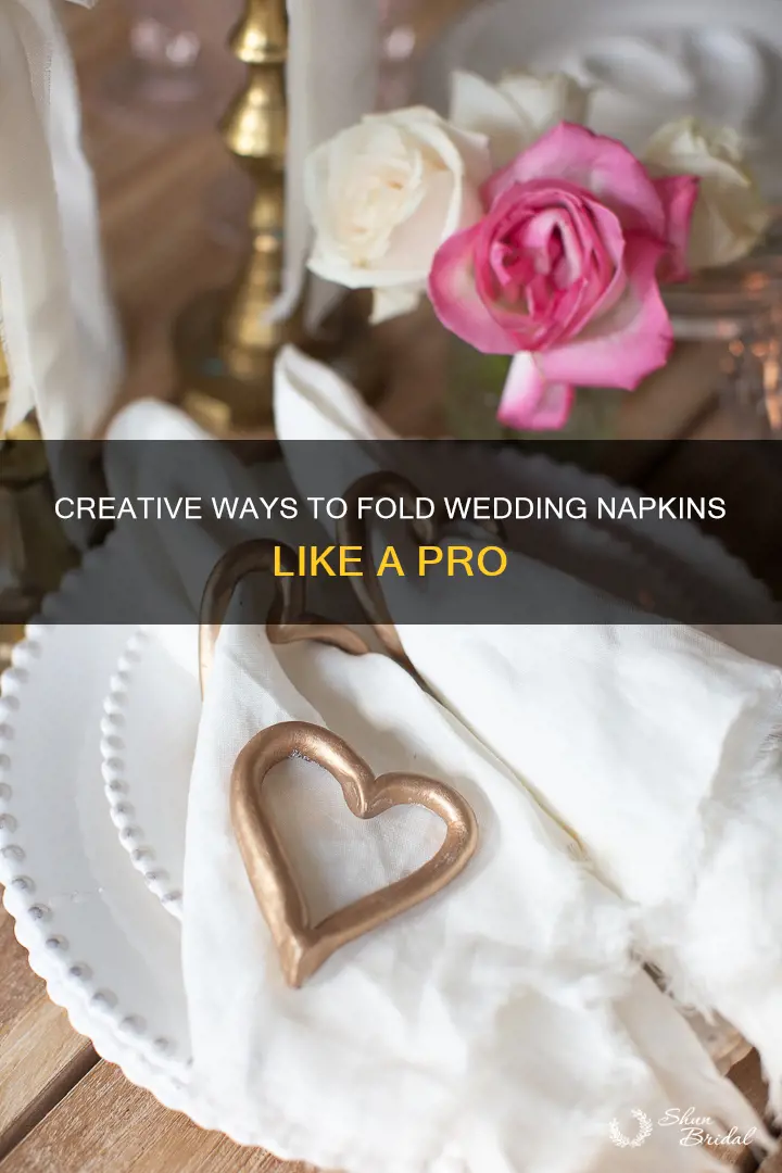 how to make wedding napkins