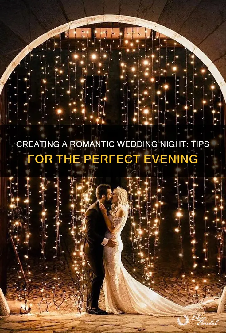 how to make wedding night romantic