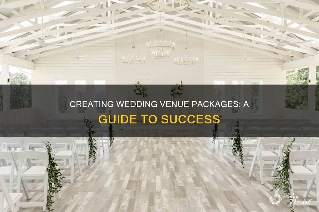 how to make wedding packages for venue