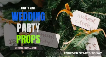 Crafting Wedding Party Props: Creative DIY Ideas for Your Big Day