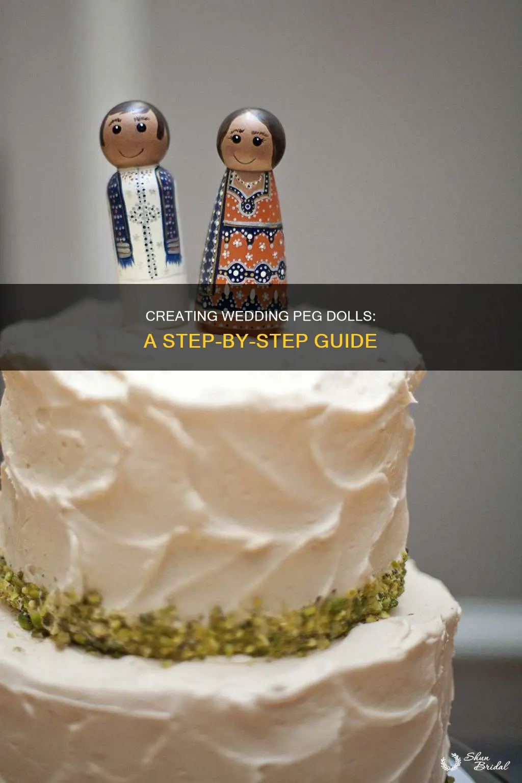 how to make wedding peg dolls