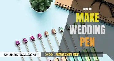 Crafting a Wedding Pen: A Guide to Making Your Own