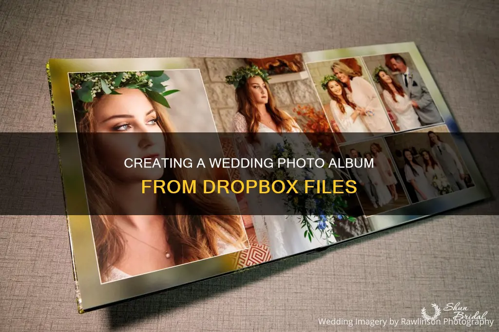 how to make wedding photo album from dropbox