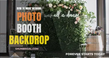 Creating a Wedding Photo Booth Backdrop: Simple DIY Ideas