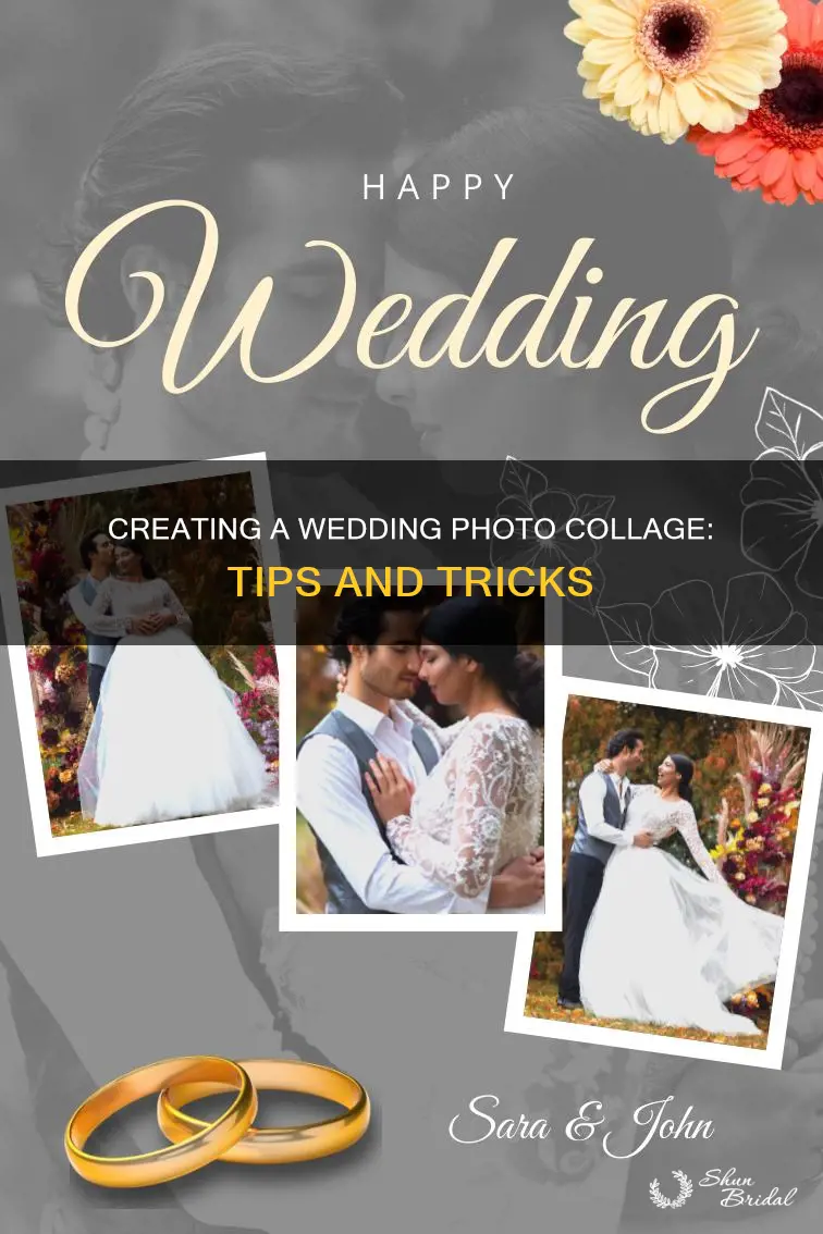 how to make wedding photo collage