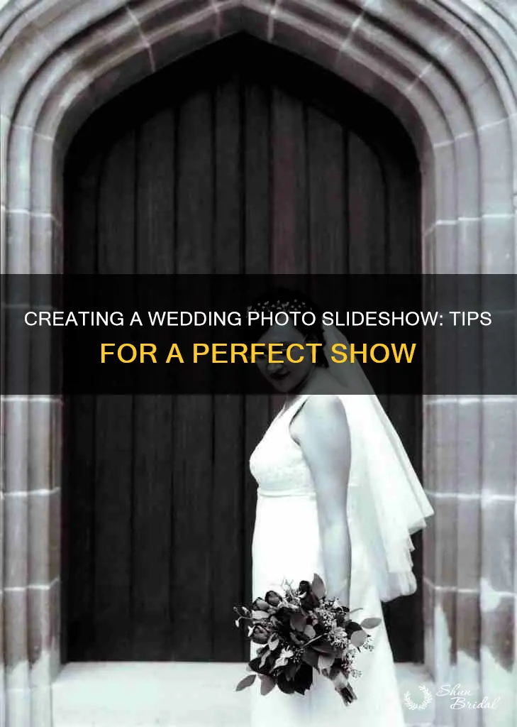 how to make wedding photo slideshow