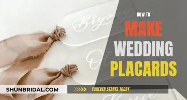 Creating Wedding Placards: A Step-by-Step Guide