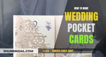 Creating Wedding Pocket Cards: A Step-by-Step Guide