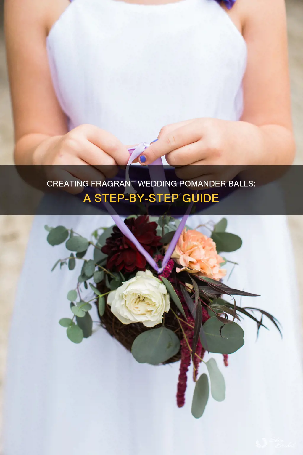 how to make wedding pomander balls