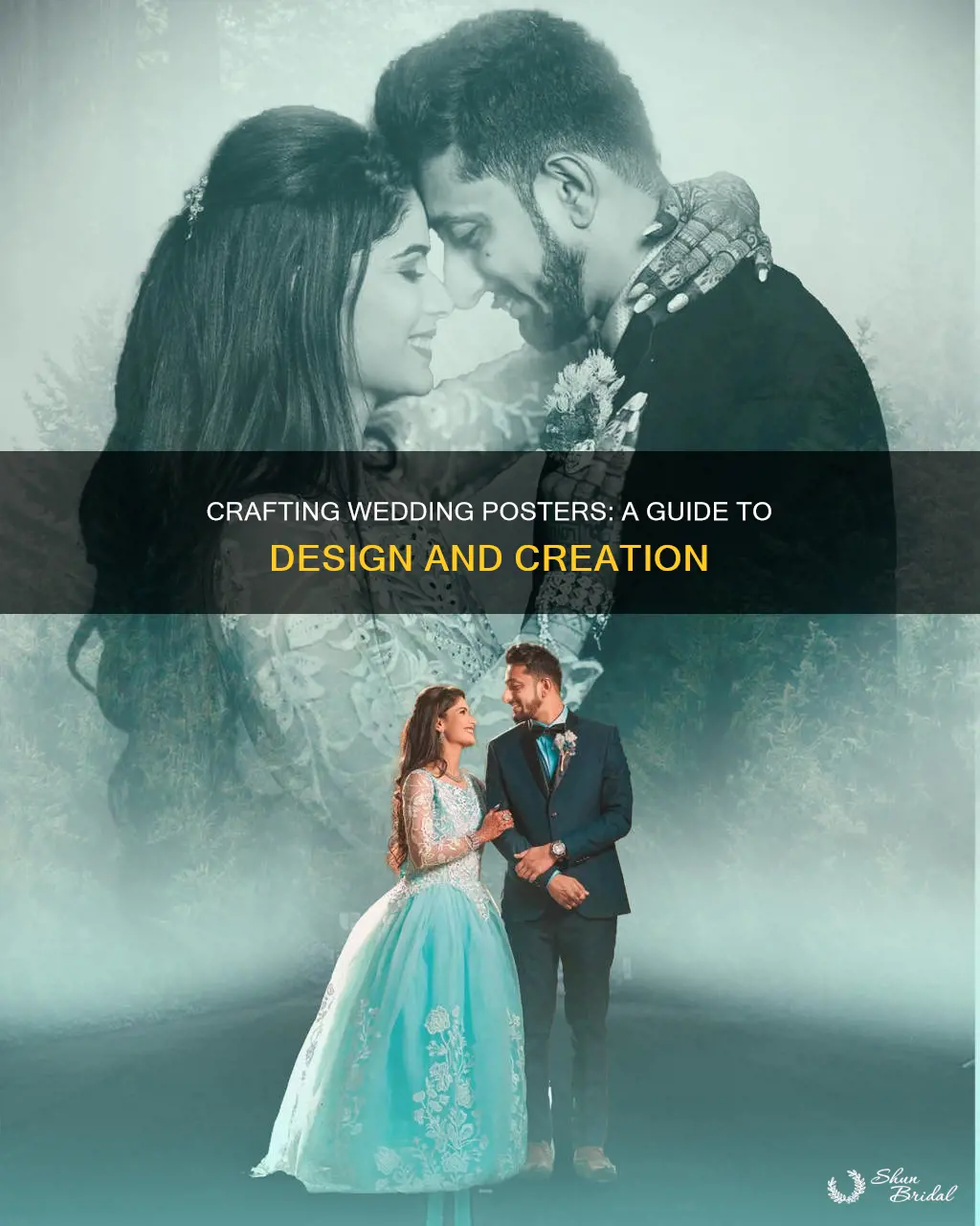 how to make wedding poster