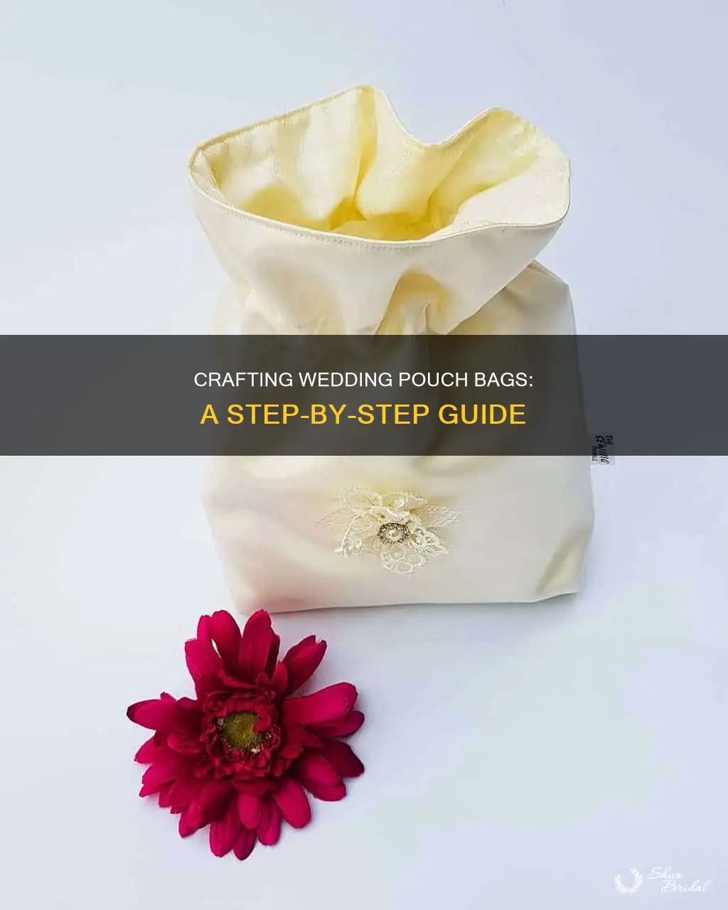 how to make wedding pouch bags