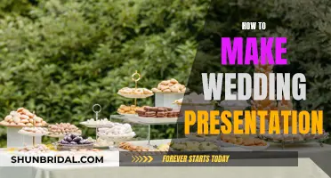 Crafting a Wedding Presentation: A Guide to Success