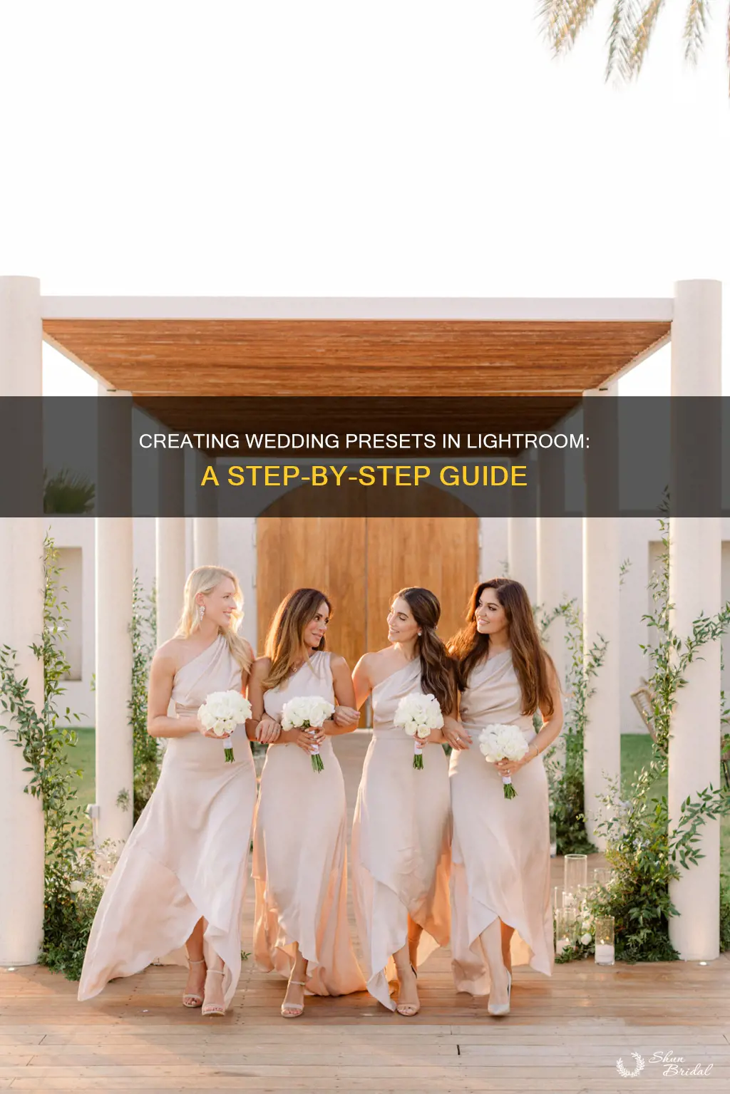 how to make wedding presets in lightroom