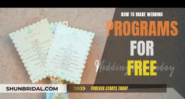 Creating Wedding Programs: Free, Easy, and Personalized