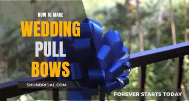 Creating Wedding Pull Bows: A Step-by-Step Guide