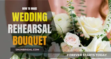 Creating a Wedding Rehearsal Bouquet: A Step-by-Step Guide