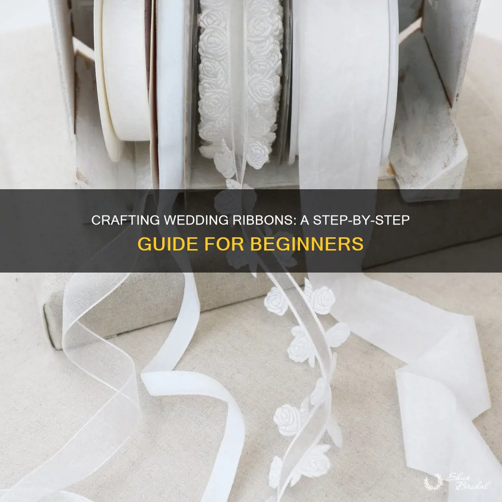 how to make wedding ribbons