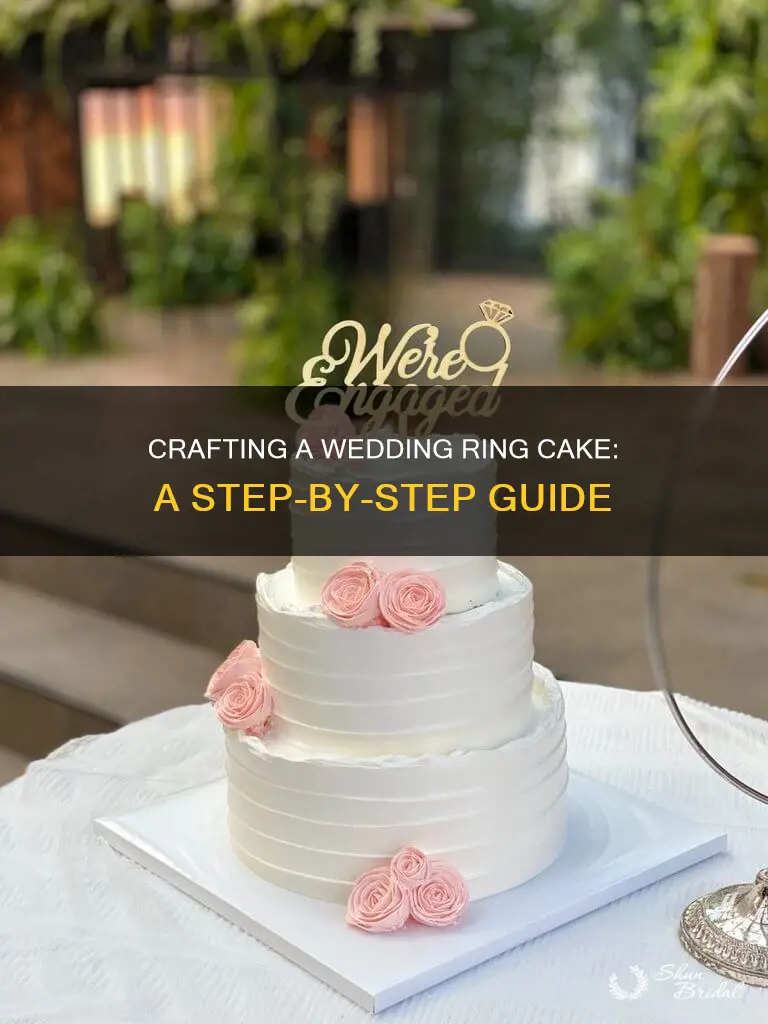 how to make wedding ring cake