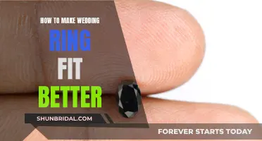 Adjusting Wedding Rings: A Comfortable and Secure Fit