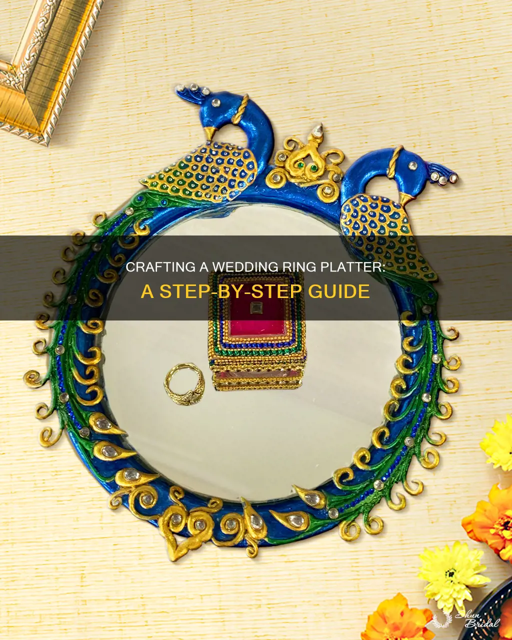 how to make wedding ring platter