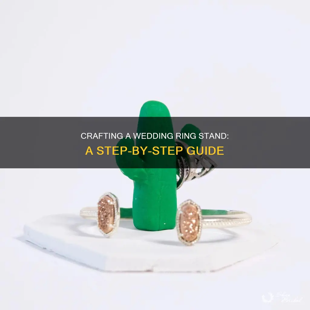 how to make wedding ring stand