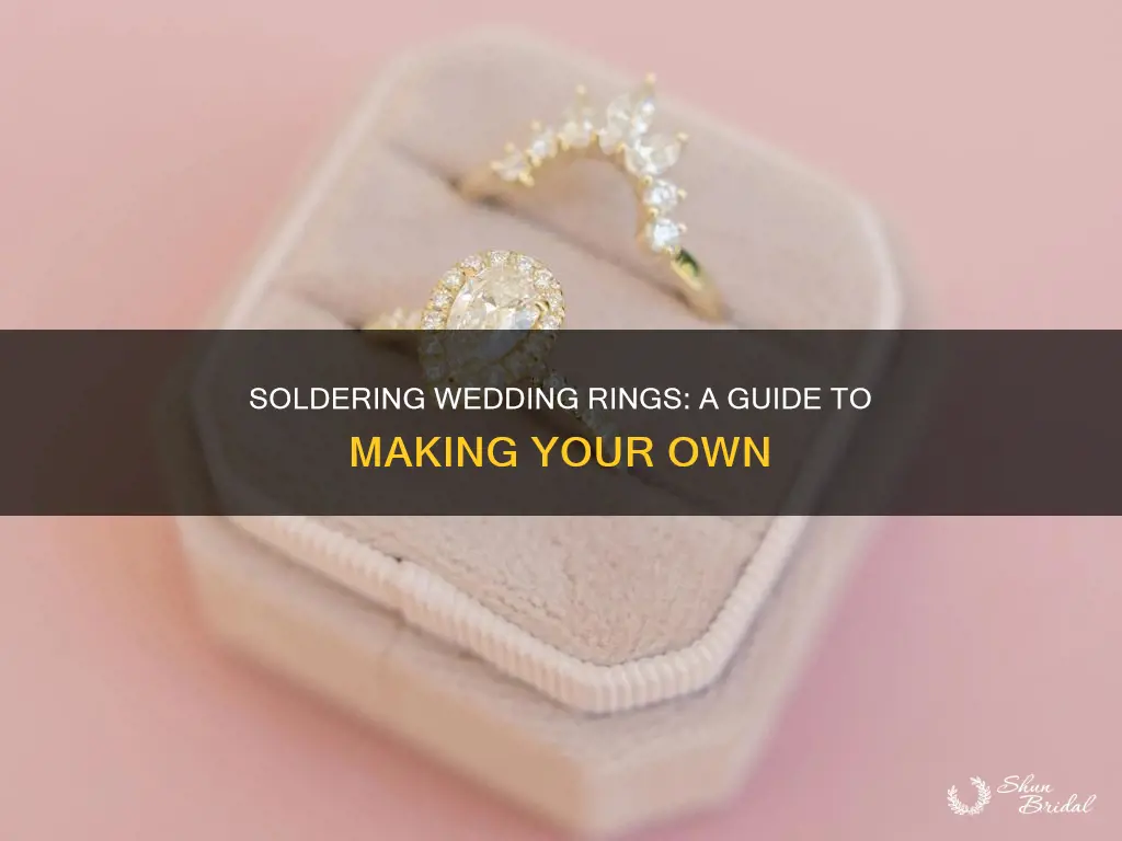 how to make wedding rings with soldering